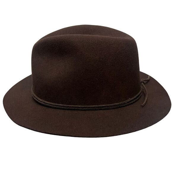 ORVIS Brown Wool Hat Sz. M/L - Picture 1 of 5